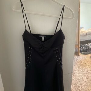 Urban Outfitters black silk dress